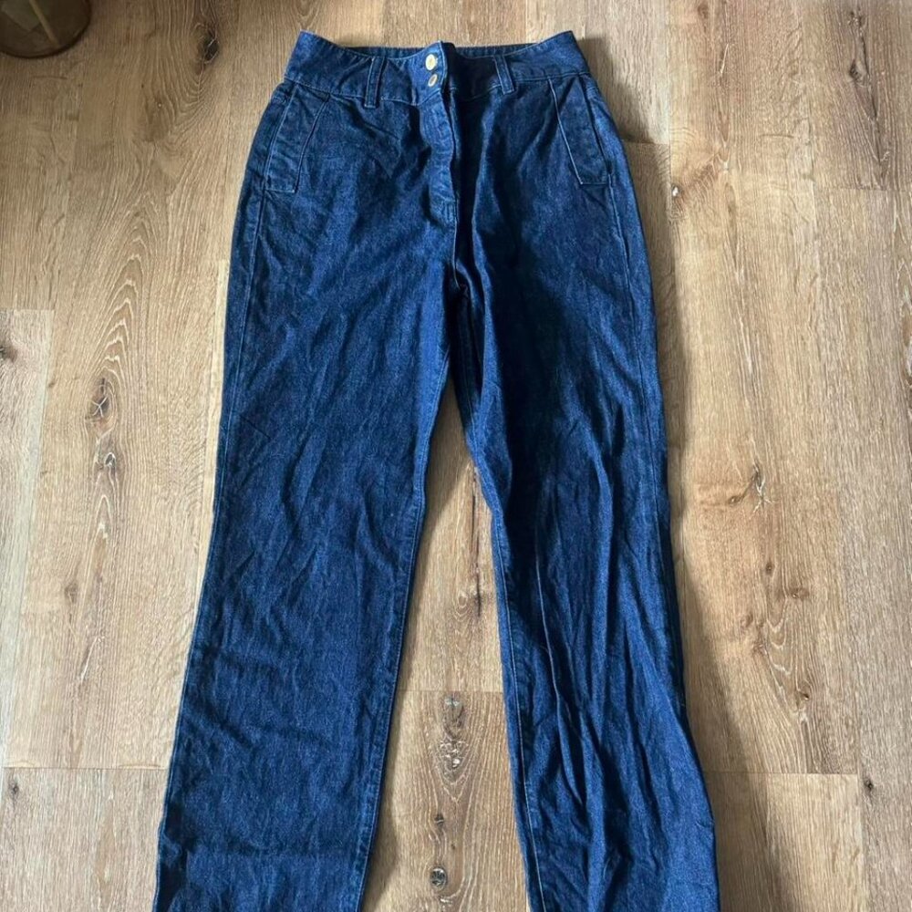 Triarchy High Rise‎ Straight Leg Jeans Size 28